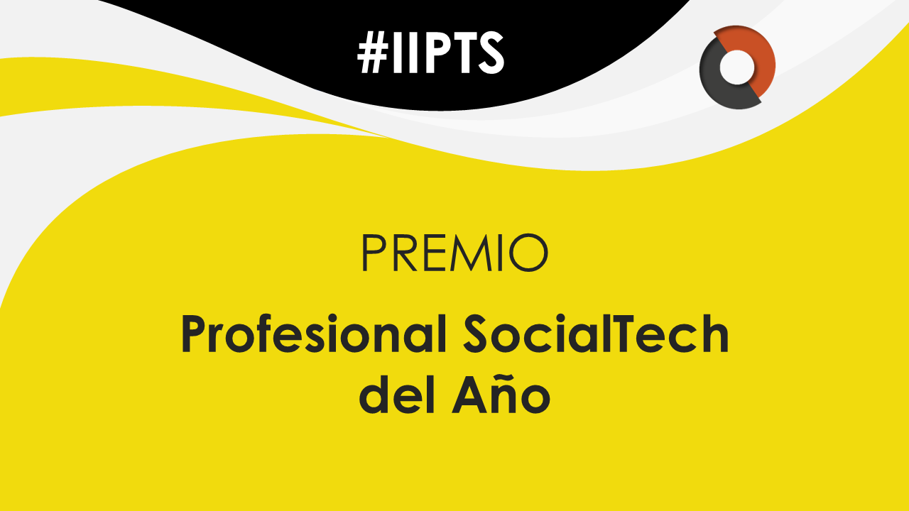 Premio al Profesional SocialTech del Año